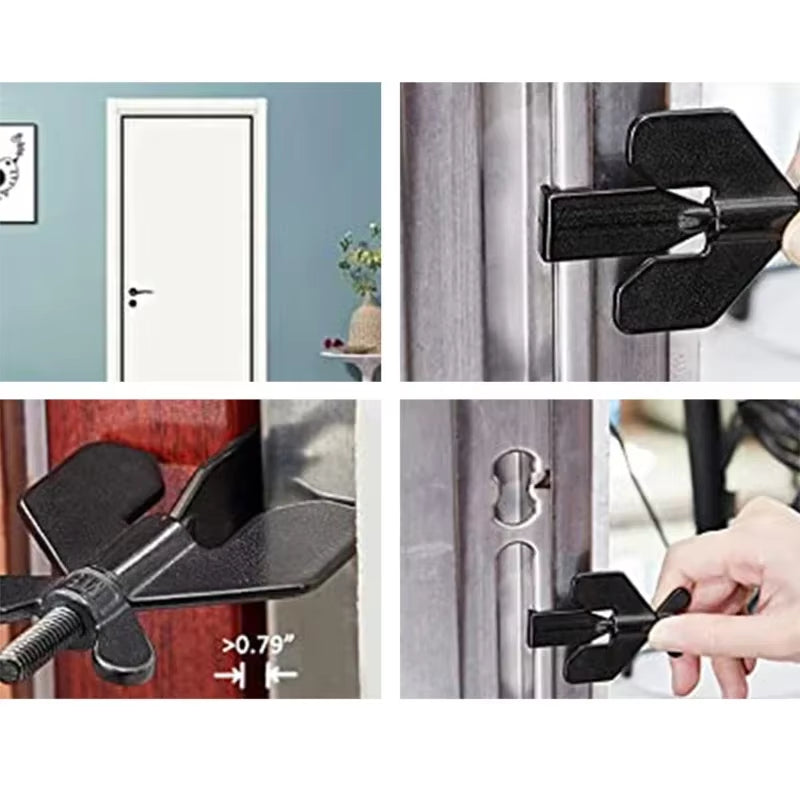 Portable Door Lock – Travel Safety Lock for Hotels, Airbnb, Home Security & Privacy Protection